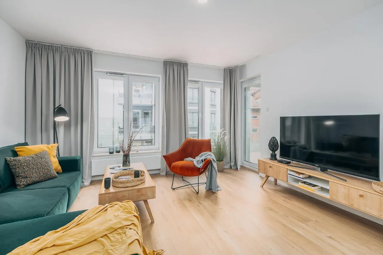 Nadmorskie Tarasy Apartament Wave Surfingbird Колобжег Апартаменты